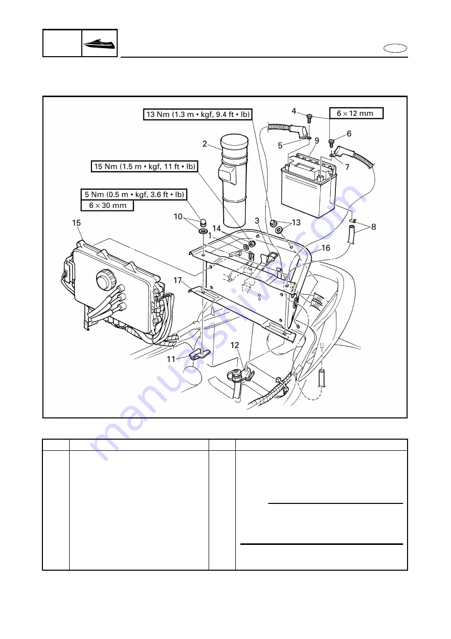 Yamaha GP1200R WaveRunner 2001 Service Manual Download Page 229