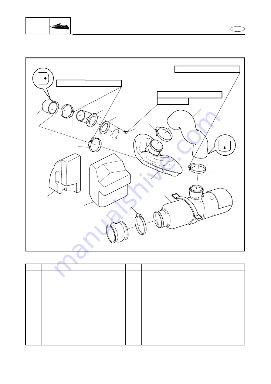 Yamaha GP1200R WaveRunner 2001 Service Manual Download Page 230