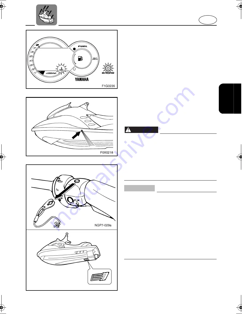 Yamaha GP1300R WaveRunner 2003 Скачать руководство пользователя страница 40