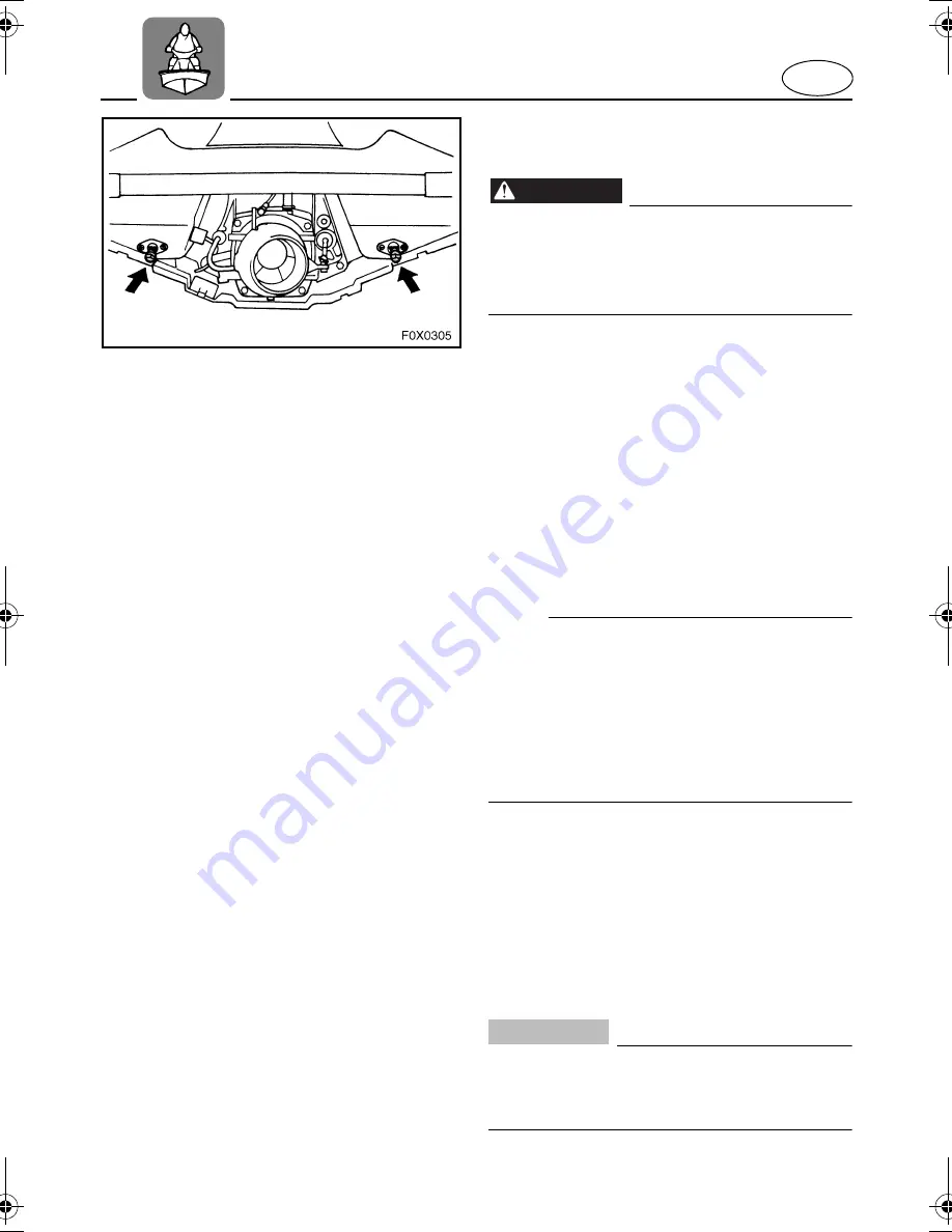 Yamaha GP1300R WaveRunner 2003 Owner'S/Operator'S Manual Download Page 83