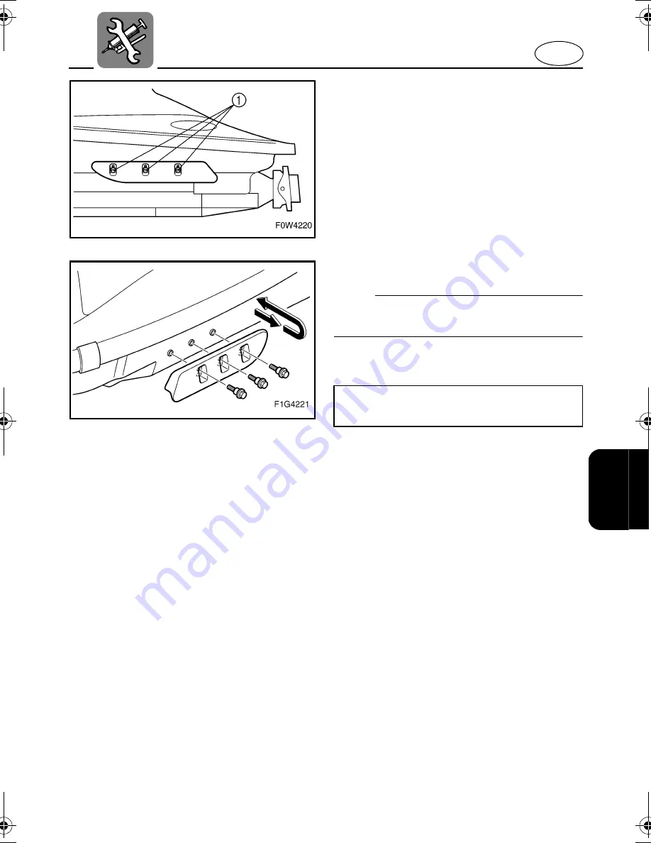 Yamaha GP1300R WaveRunner 2003 Owner'S/Operator'S Manual Download Page 108