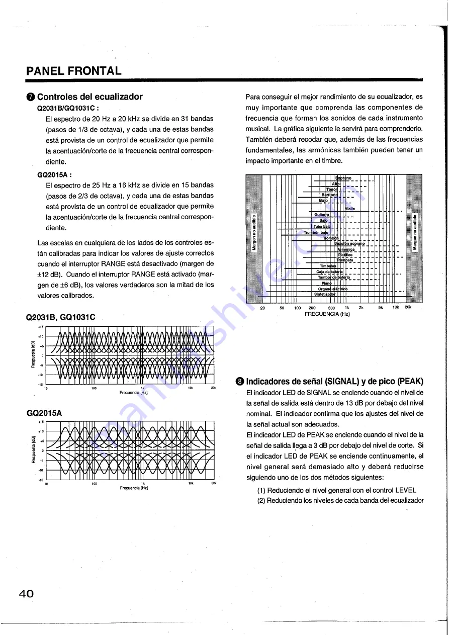 Yamaha GQ1031C Operation Manual Download Page 39