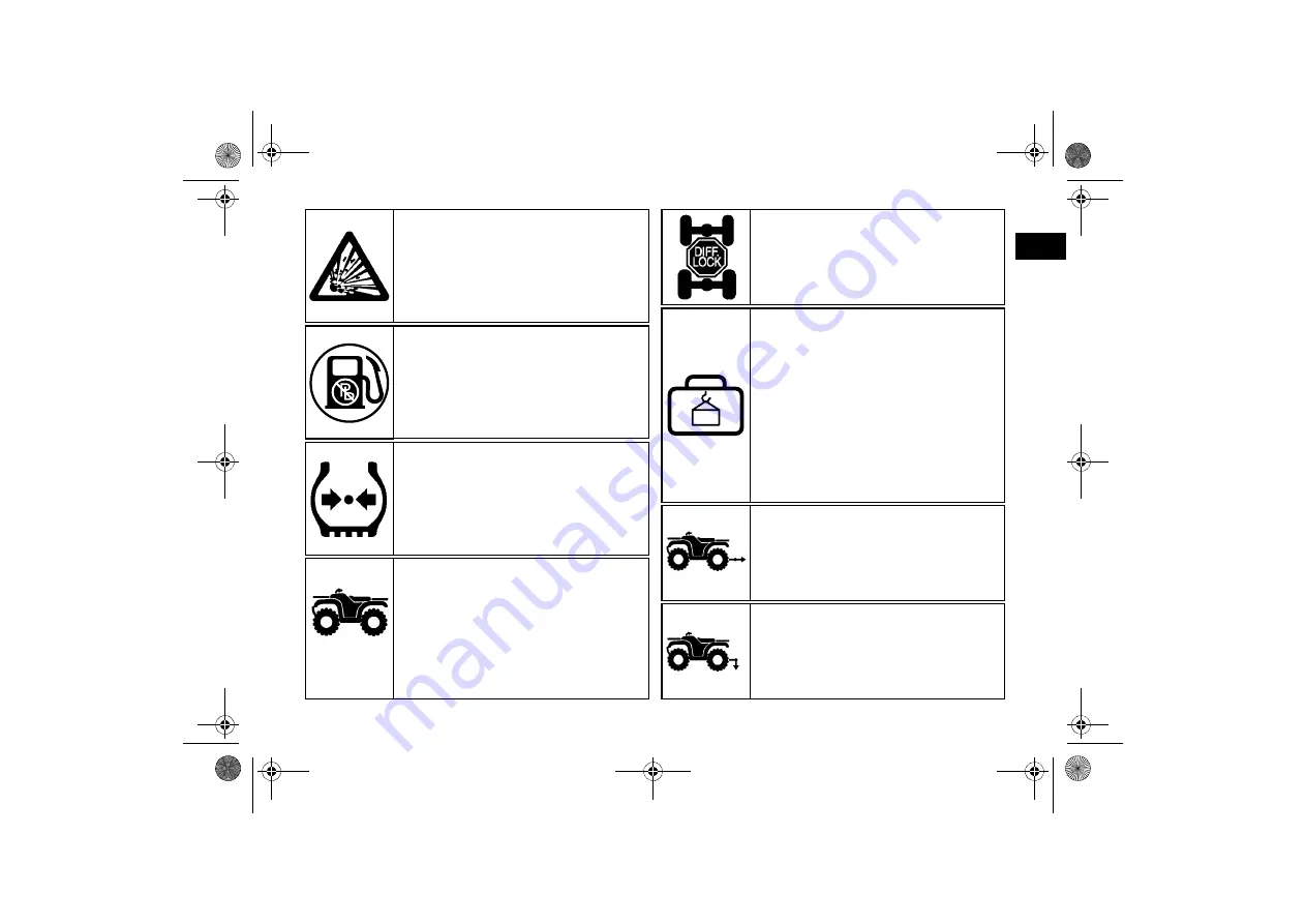 Yamaha GRIZZLY 350 YFM350TE Owner'S Manual Download Page 15