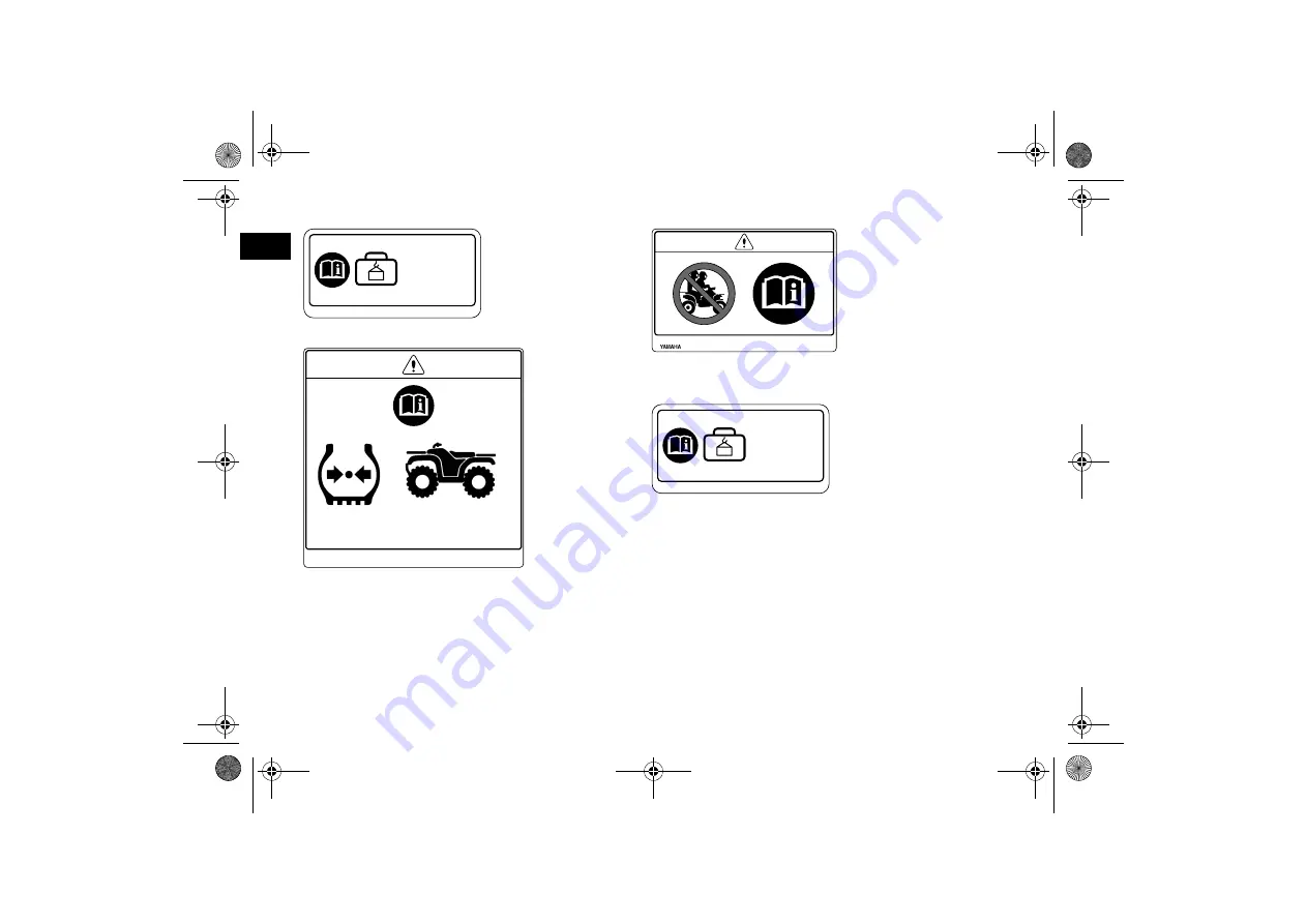 Yamaha GRIZZLY 350 YFM35FGDZ Owner'S Manual Download Page 12