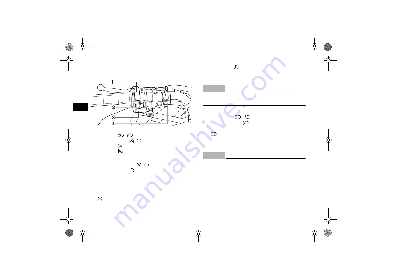 Yamaha GRIZZLY 350 YFM35FGY Owner'S Manual Download Page 26