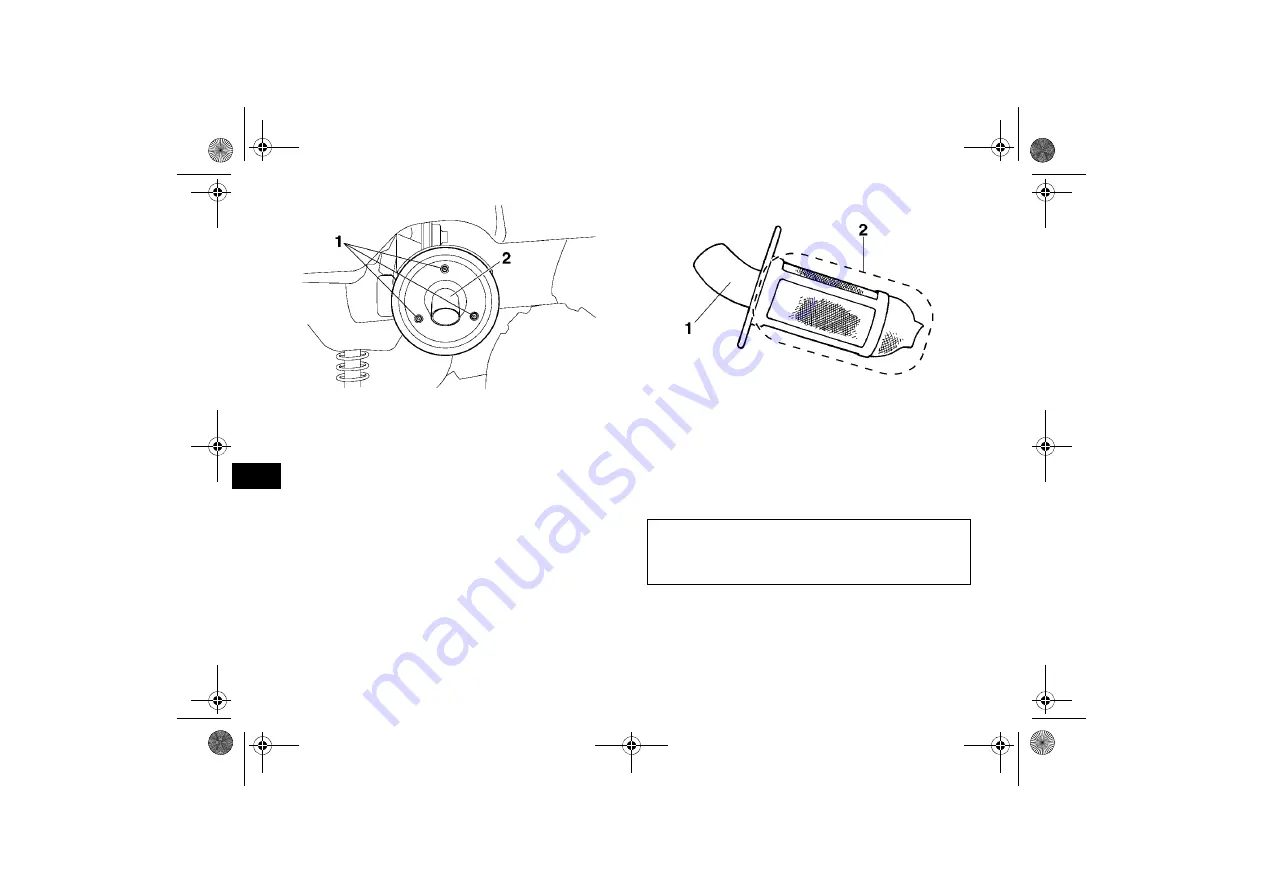 Yamaha GRIZZLY 350 YFM35GDXG Owner'S Manual Download Page 106