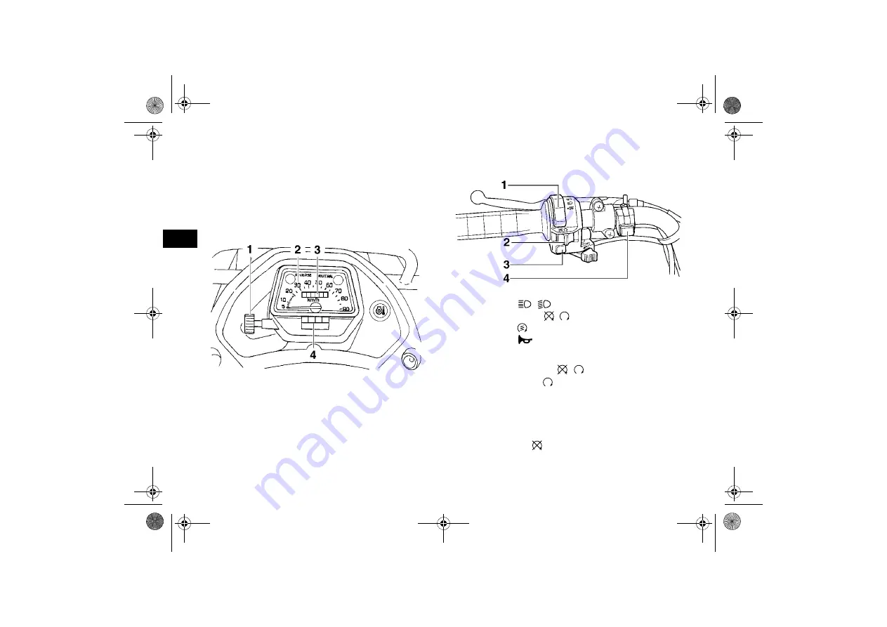 Yamaha GRIZZLY 350 YFM35GTXG Owner'S Manual Download Page 30