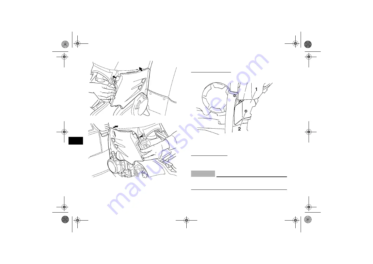 Yamaha Grizzly 450 YFM45FGX Owner'S Manual Download Page 106