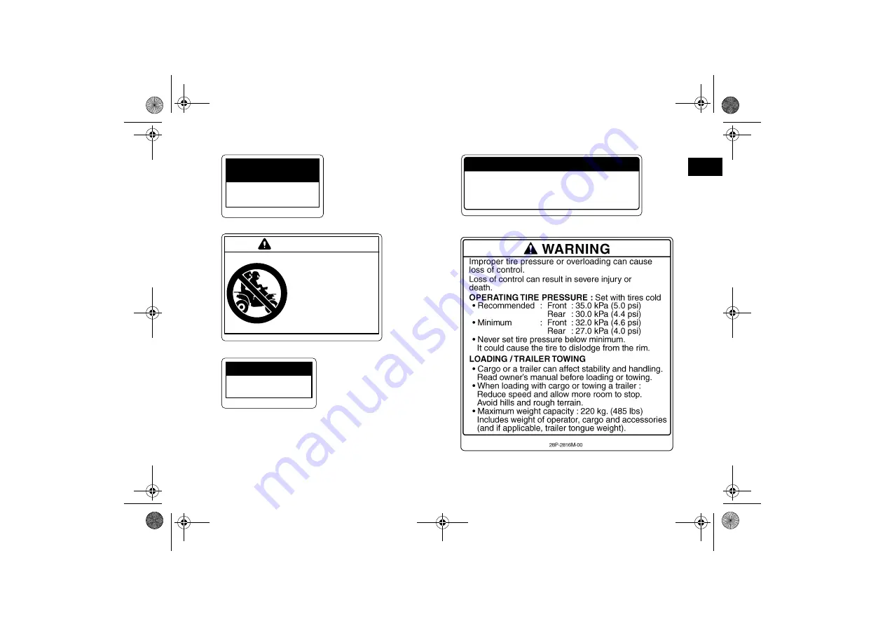 Yamaha grizzly 700 Owner'S Manual Download Page 19