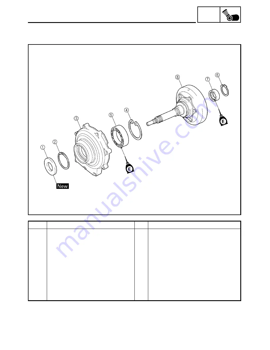 Yamaha GRIZZLY Ultramatic YFM660FP Service Manual Download Page 204