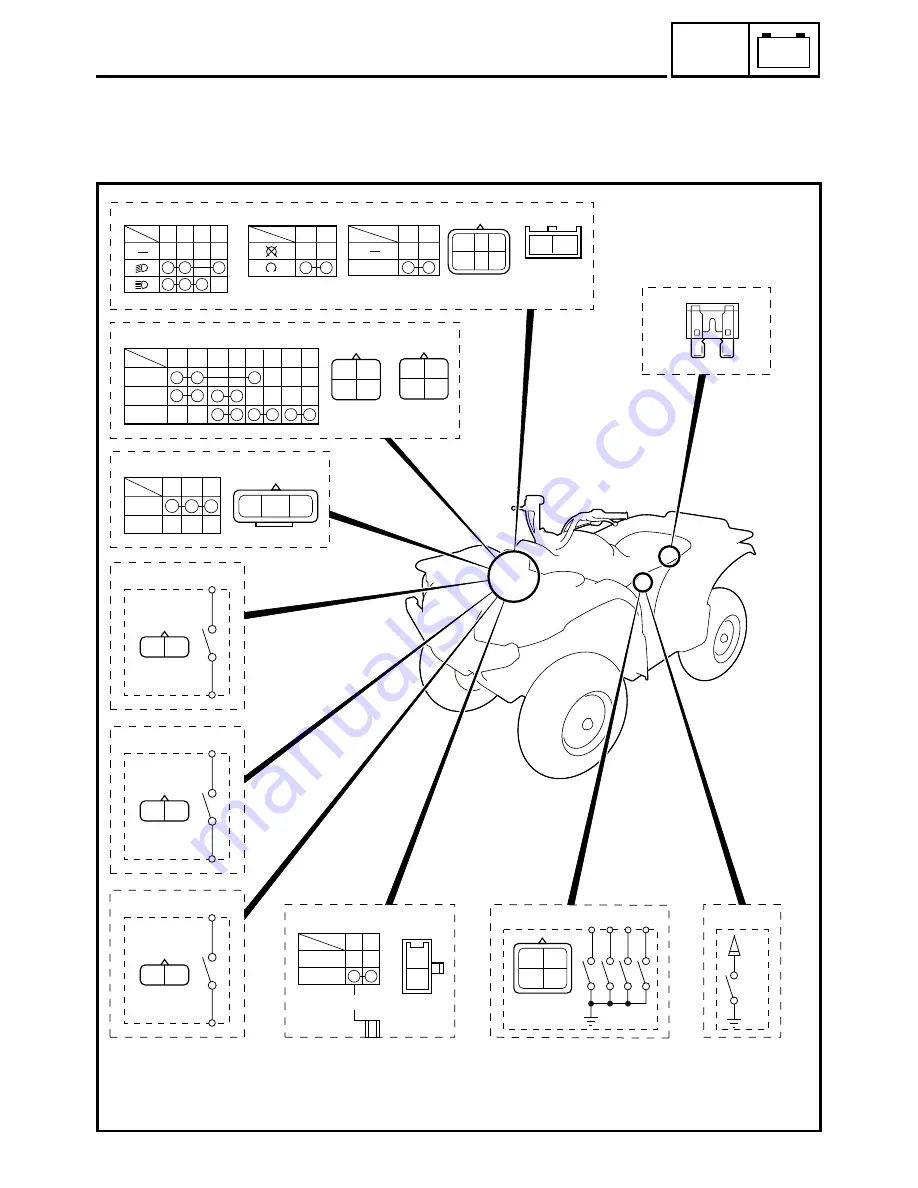 Yamaha GRIZZLY Ultramatic YFM660FP Service Manual Download Page 348