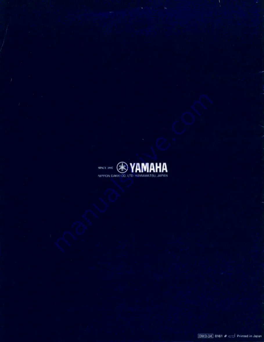 Yamaha GS1 Operating Manual Download Page 20