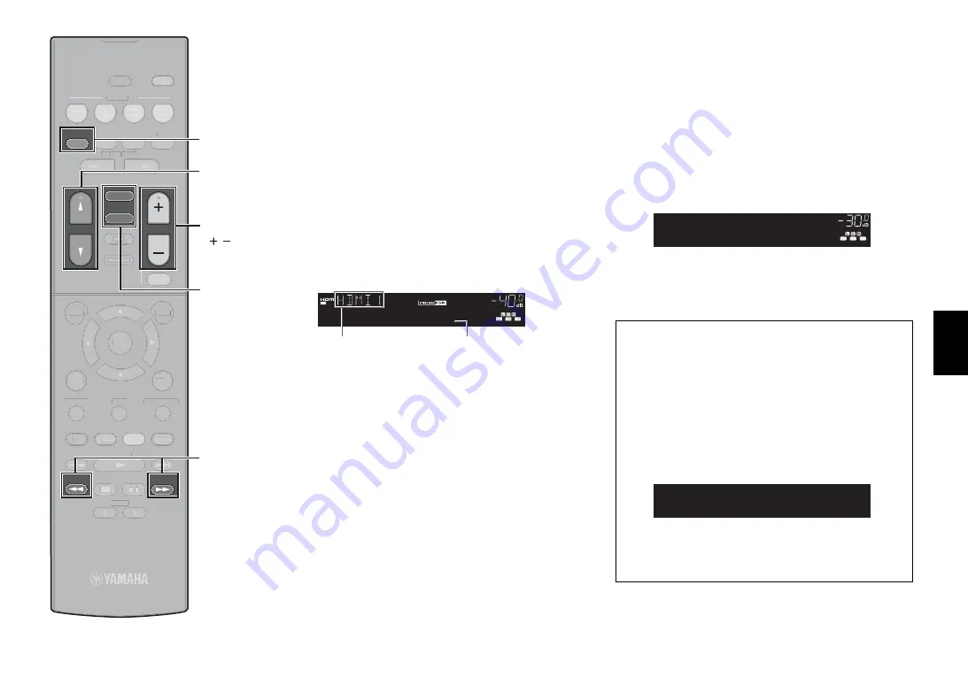 Yamaha HTR-3072 Скачать руководство пользователя страница 37