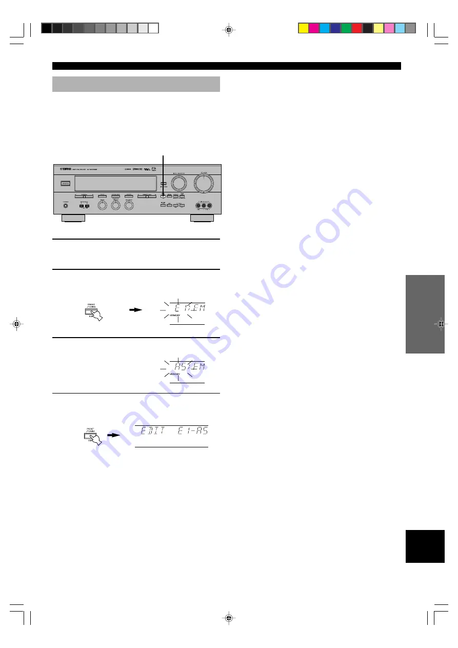 Yamaha HTR-5240RDS Скачать руководство пользователя страница 33