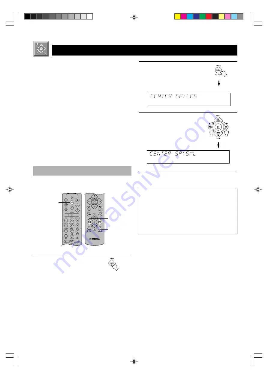 Yamaha HTR-5240RDS Owner'S Manual Download Page 38