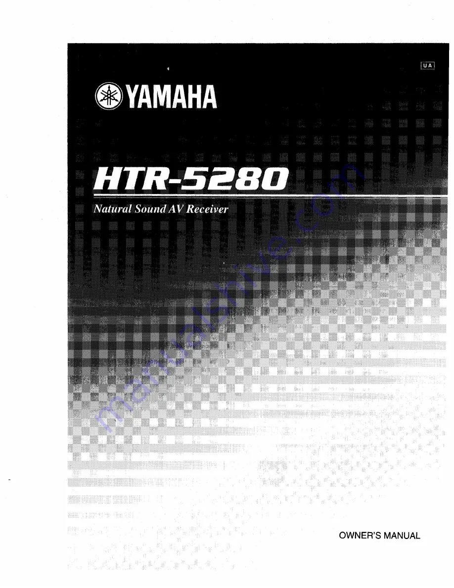 Yamaha HTR-5280 - AV Receiver - 5.1 Channel Owner'S Manual Download Page 1