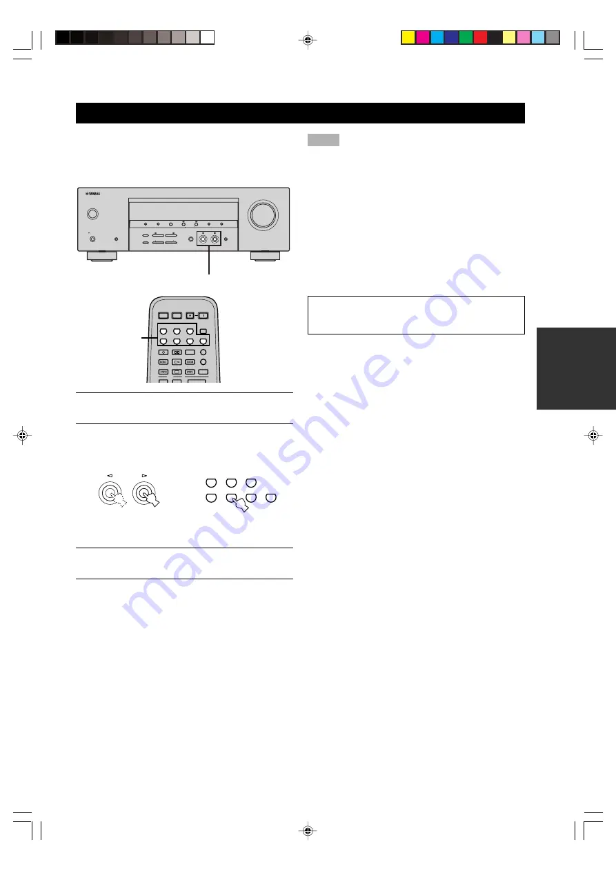 Yamaha HTR-5830 Owner'S Manual Download Page 43