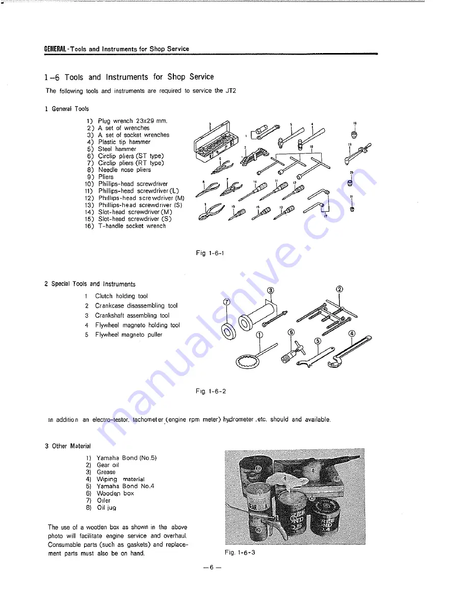 Yamaha JT1 Series Service Manual Download Page 12