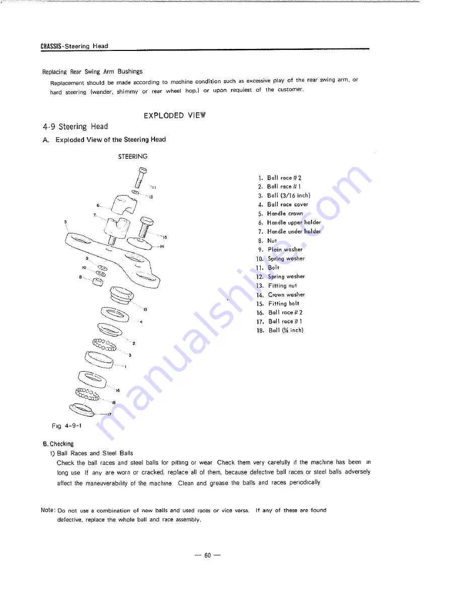 Yamaha JT1 Series Service Manual Download Page 66