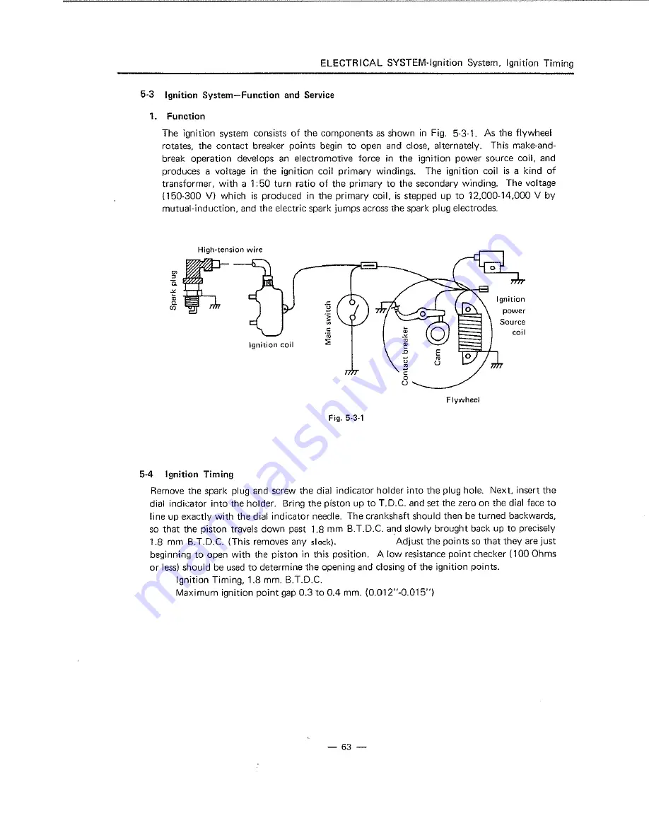 Yamaha JT1 Series Service Manual Download Page 69