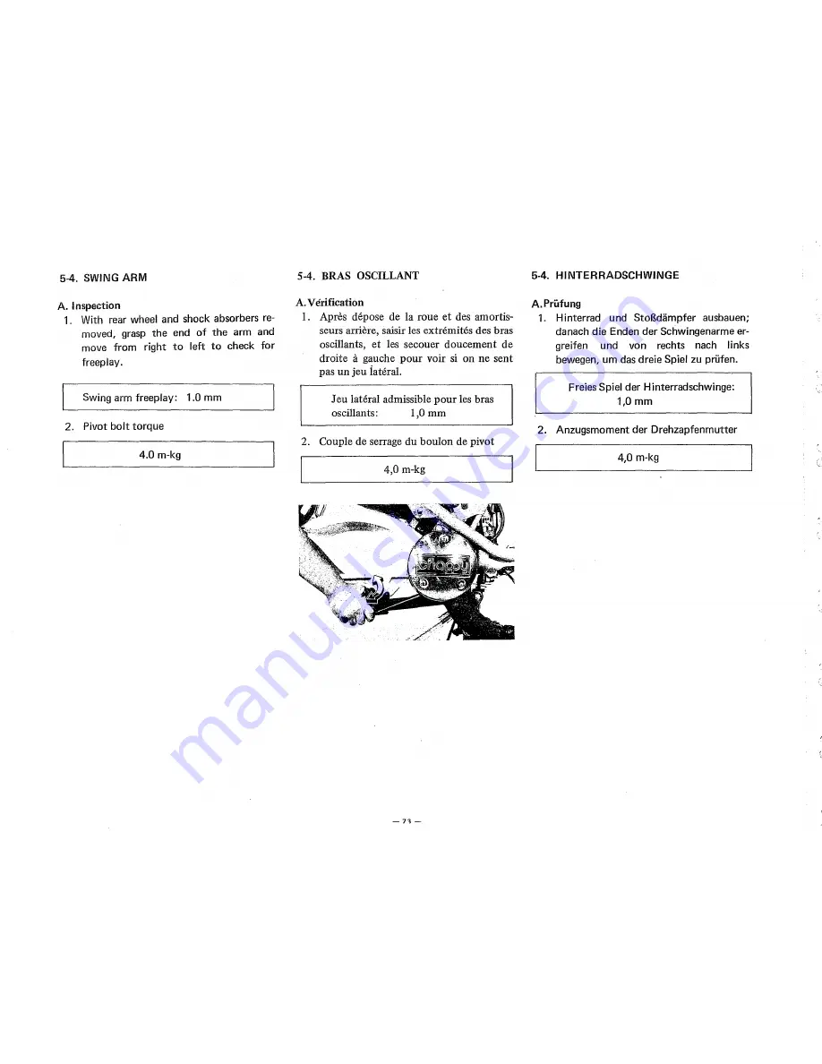 Yamaha LB2 1978 Service Manual Download Page 77