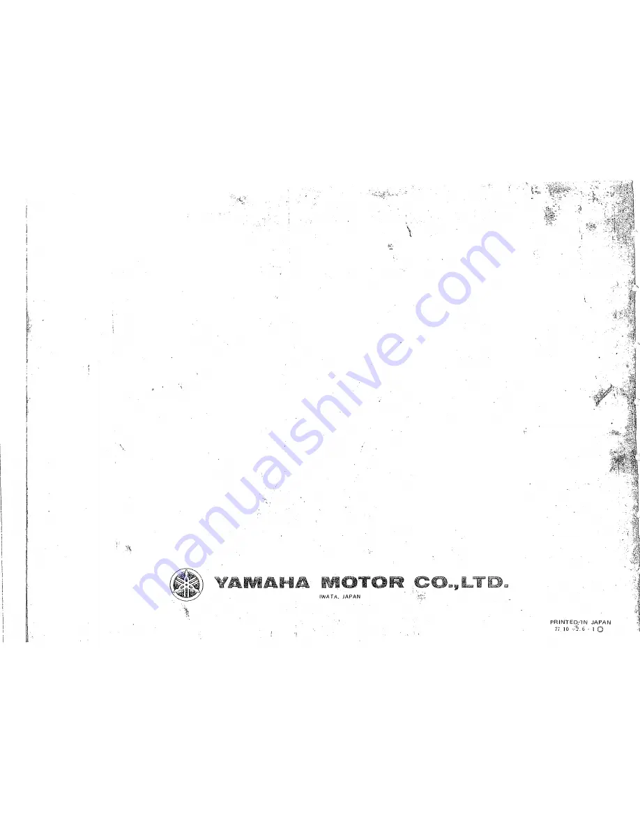 Yamaha LB2 1978 Service Manual Download Page 128