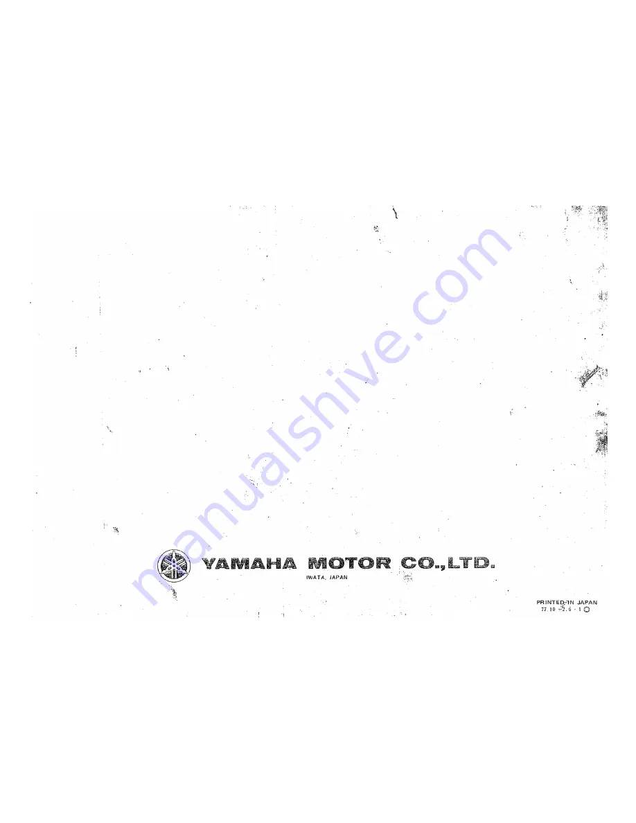 Yamaha LB2 Service Manual Download Page 126