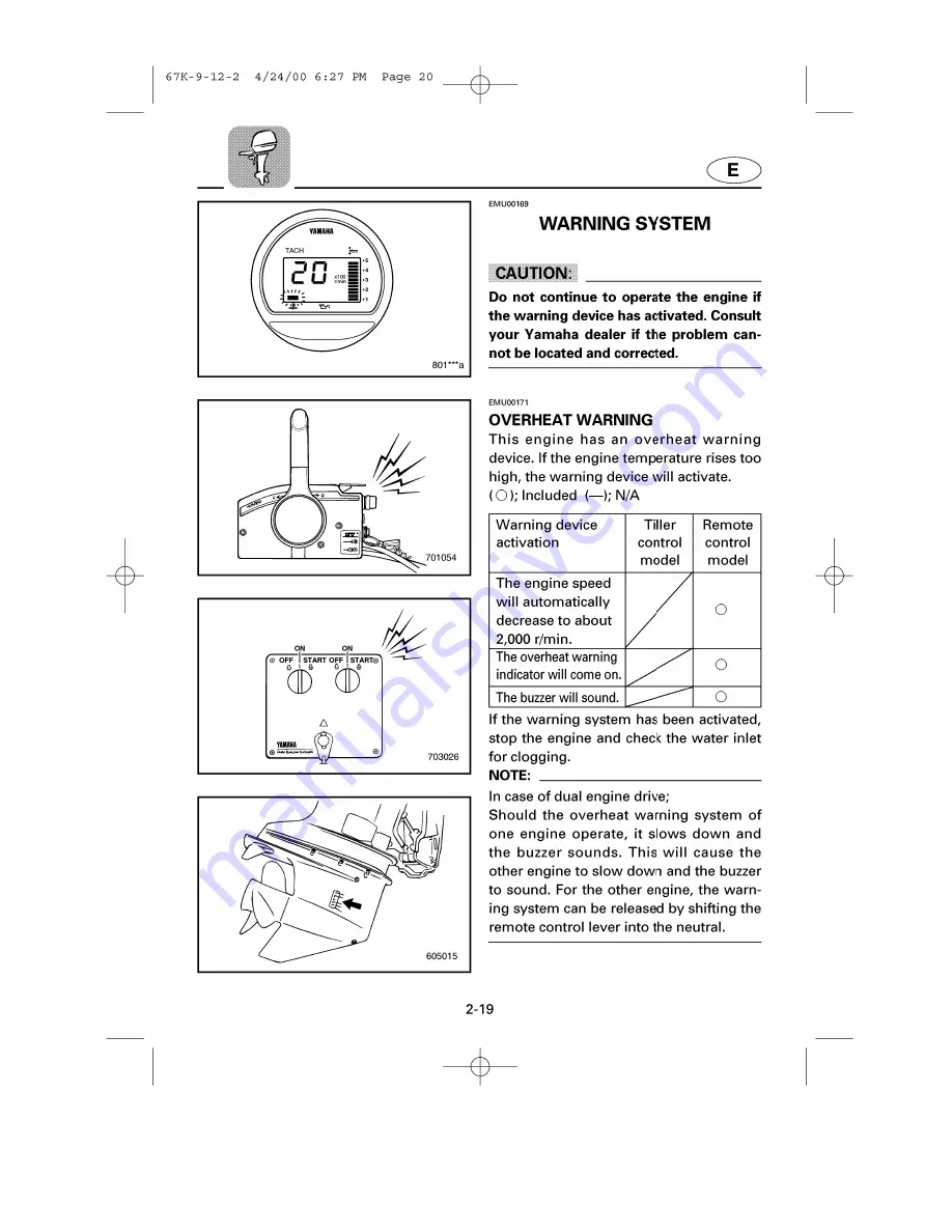 Yamaha LX150Z Owner'S Manual Download Page 40