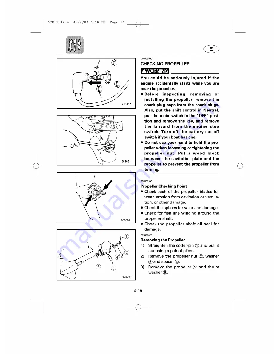 Yamaha LX150Z Owner'S Manual Download Page 86