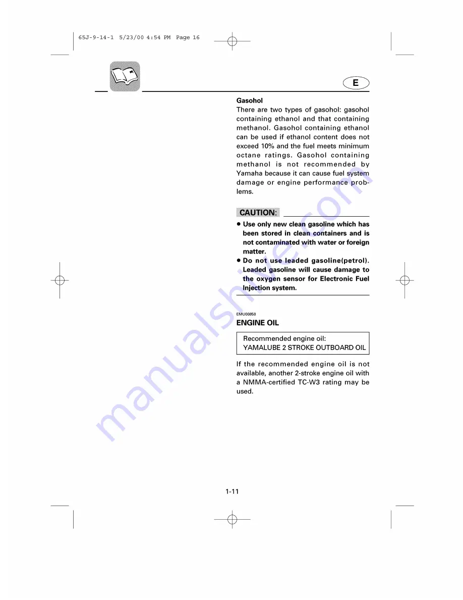 Yamaha lx225z Owner'S Manual Download Page 16