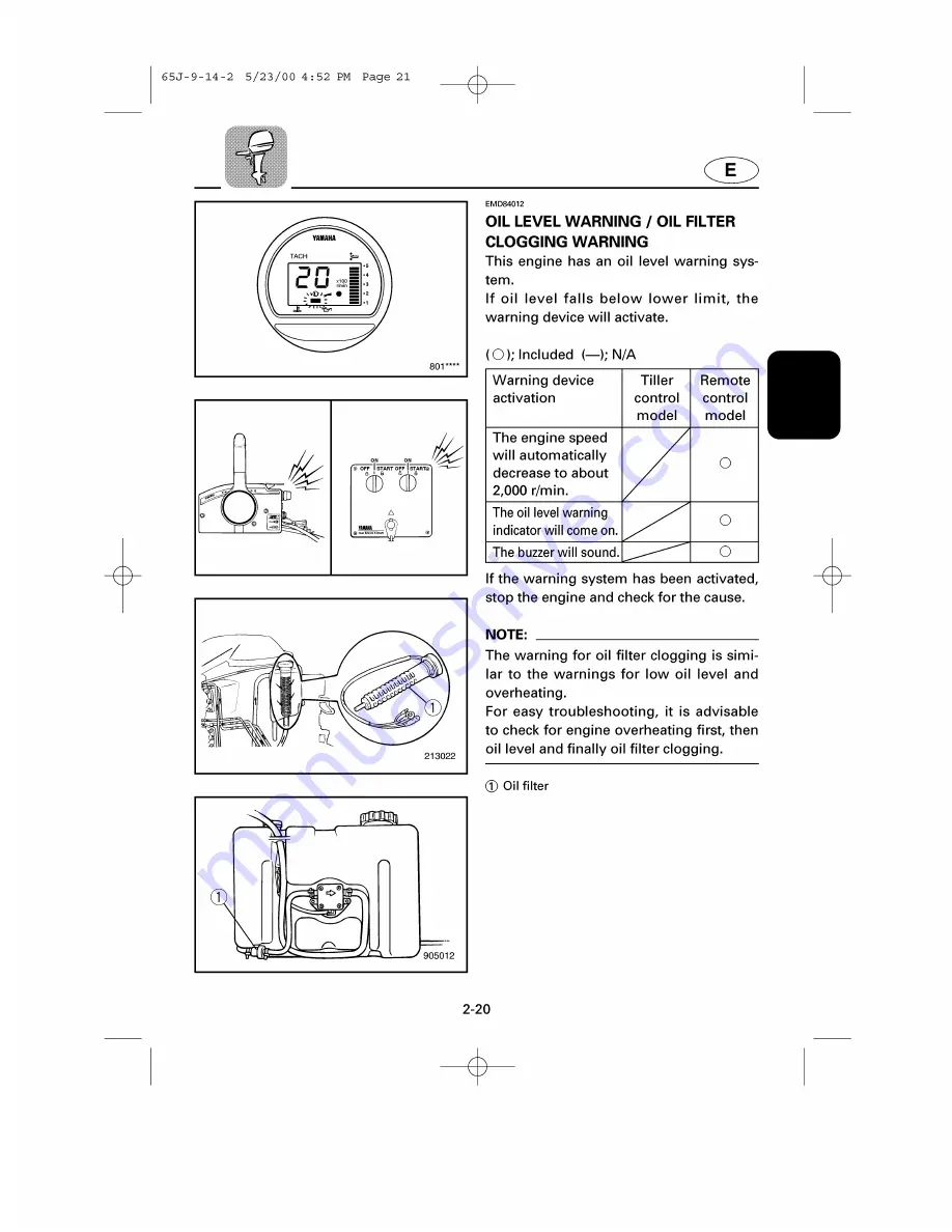 Yamaha lx225z Owner'S Manual Download Page 41