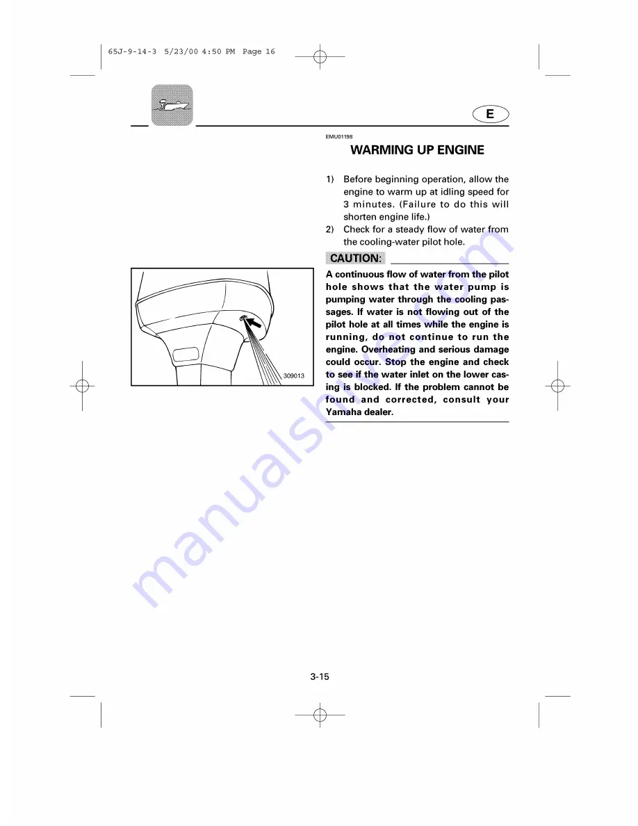 Yamaha lx225z Owner'S Manual Download Page 58