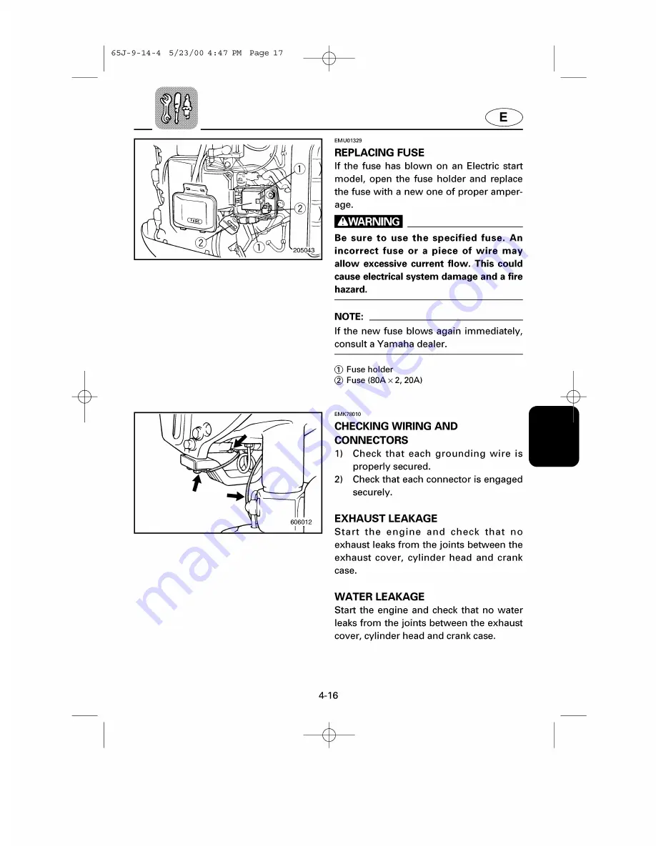 Yamaha lx225z Owner'S Manual Download Page 83