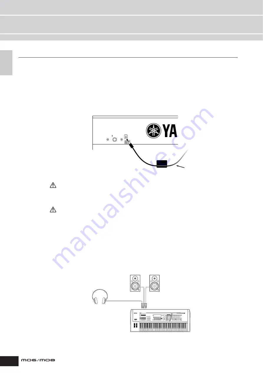 Yamaha M06 Owner'S Manual Download Page 20