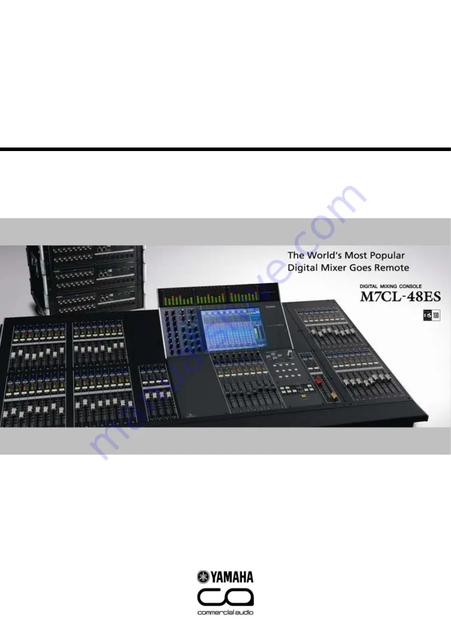 Yamaha M7CL-48ES Quick Start Manual Download Page 1