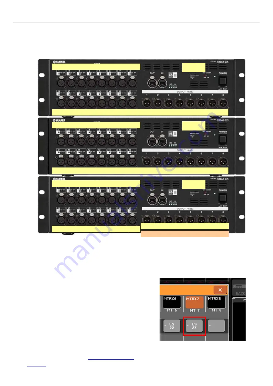 Yamaha M7CL-48ES Quick Start Manual Download Page 3