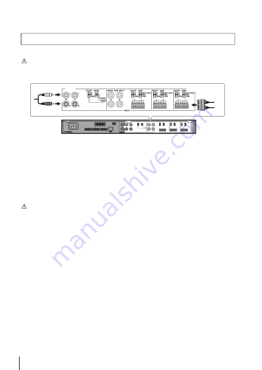 Yamaha MA2120 Setup Manual Download Page 4