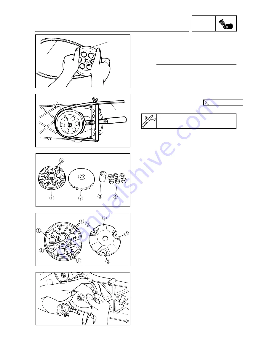 Yamaha MBK YQ100 Service Manual Download Page 105