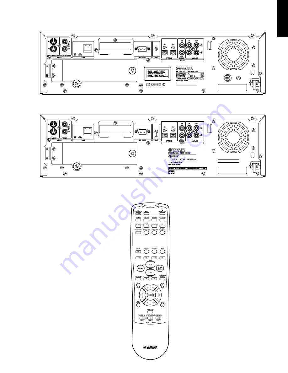 Yamaha MCX 1000 - MusicCAST - Digital Audio Server Service Manual Download Page 7