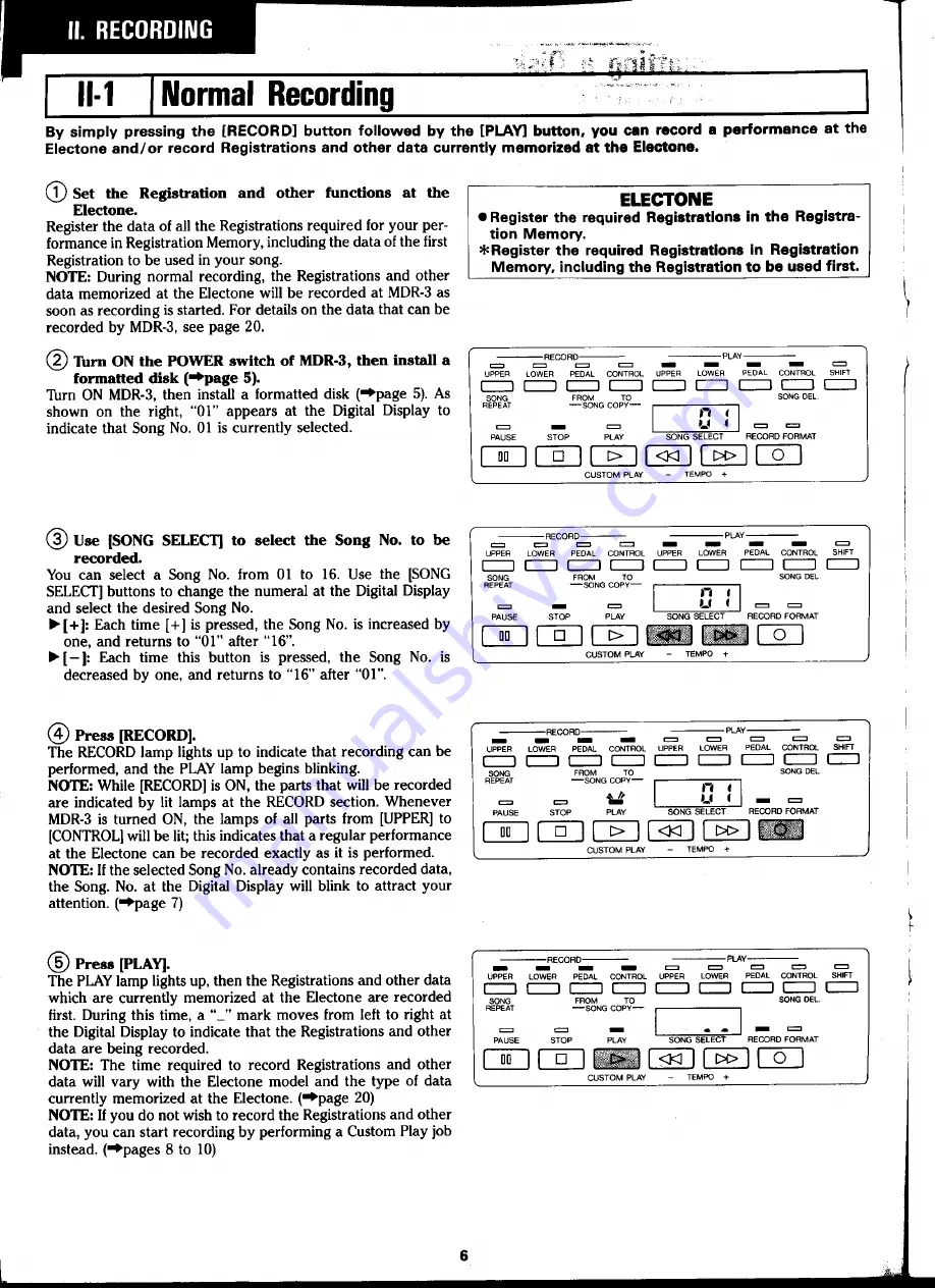 Yamaha MDR-3 User Manual Download Page 8