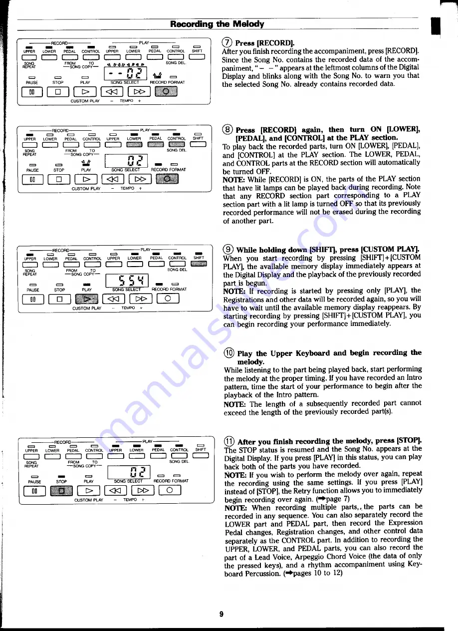 Yamaha MDR-3 User Manual Download Page 11