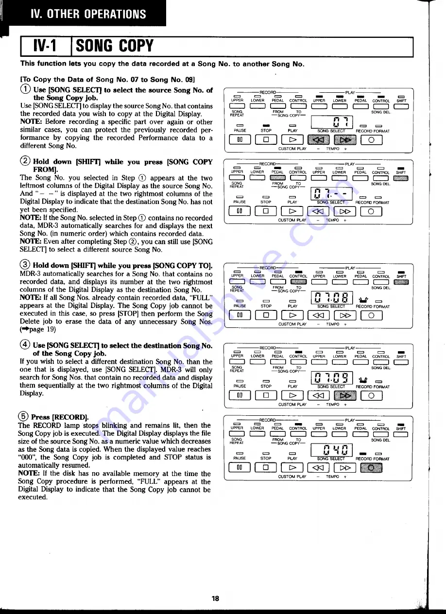 Yamaha MDR-3 User Manual Download Page 20