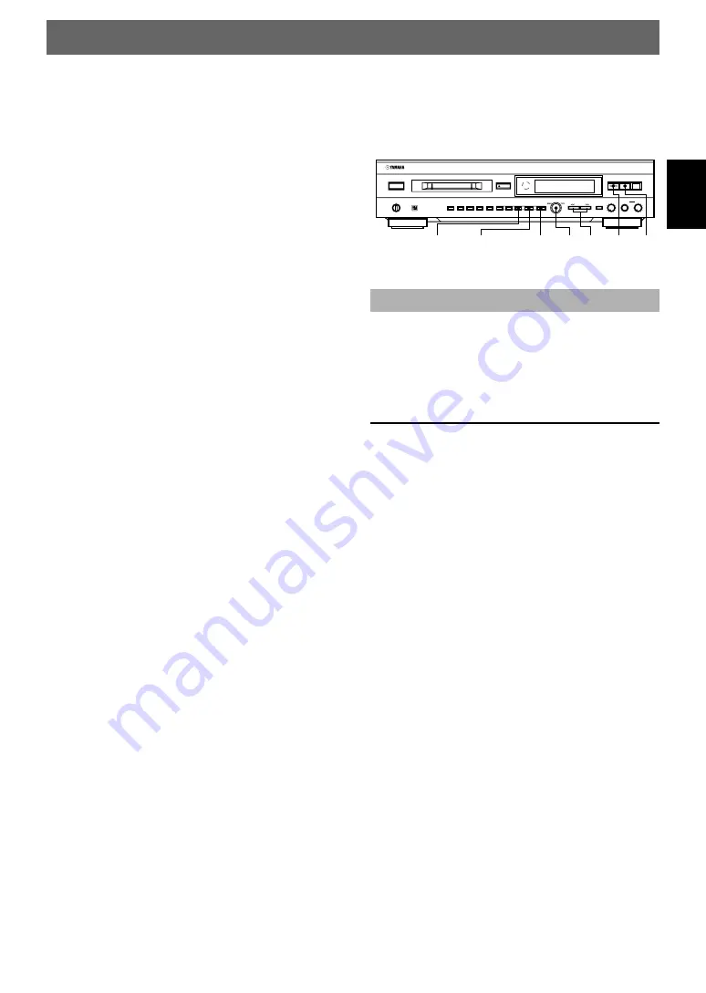 Yamaha MDX-596 Owner'S Manual Download Page 43