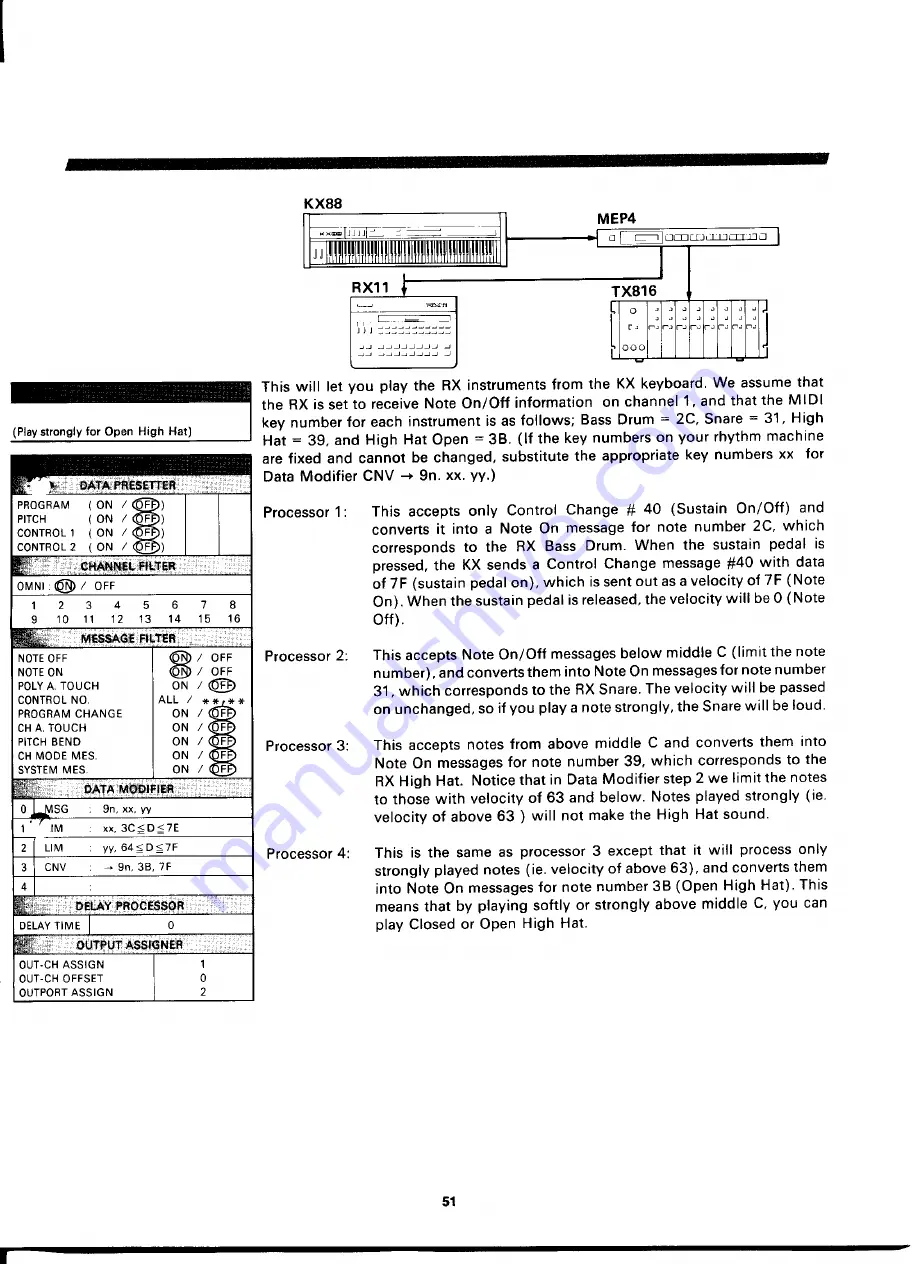 Yamaha MEP4 Owner'S Manual Download Page 53