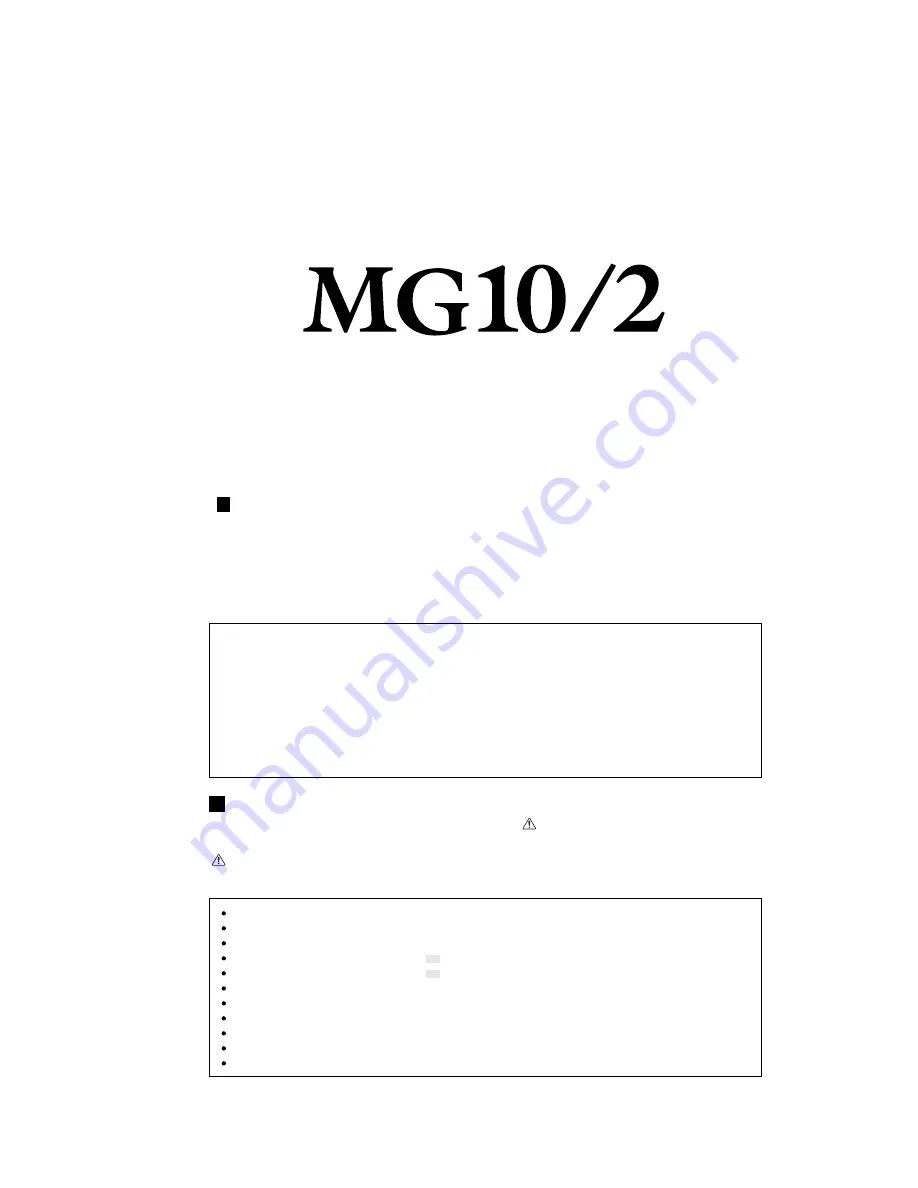 Yamaha MG10/2 Service Manual Download Page 25