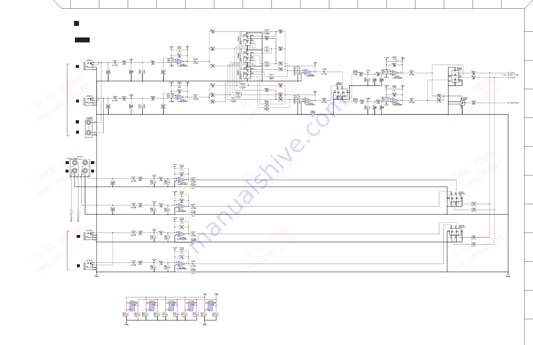 Yamaha MG8/2FX Service Manual Download Page 53