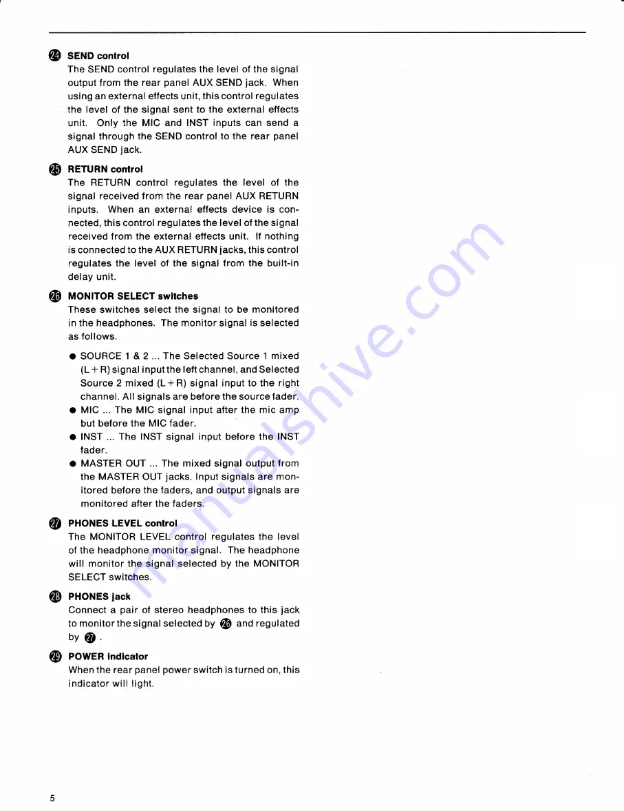 Yamaha MJ100 Operating Manual Download Page 6