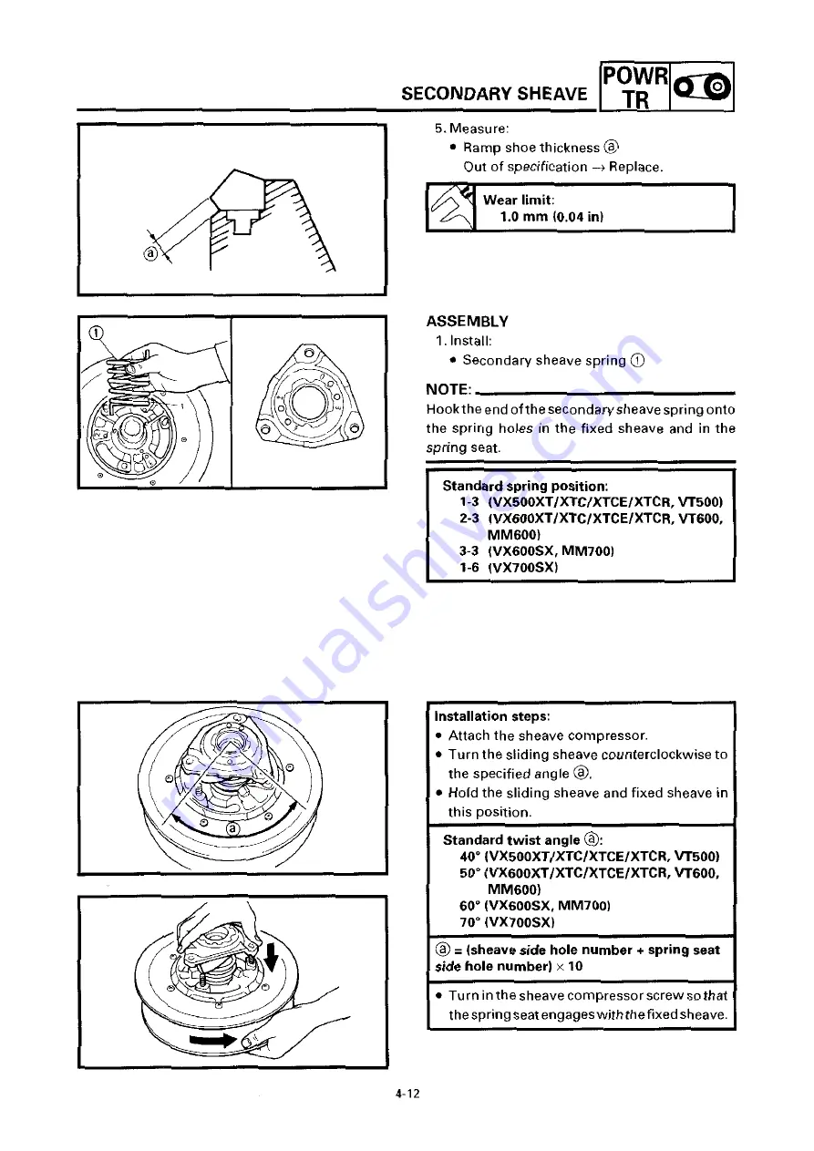 Yamaha MM700A Service Manual Download Page 91