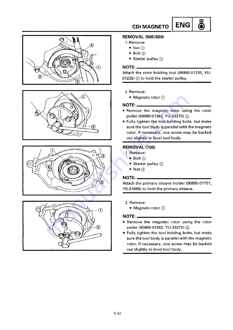 Yamaha MM700A Service Manual Download Page 141