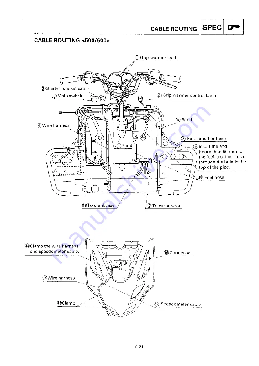 Yamaha MM700A Service Manual Download Page 257